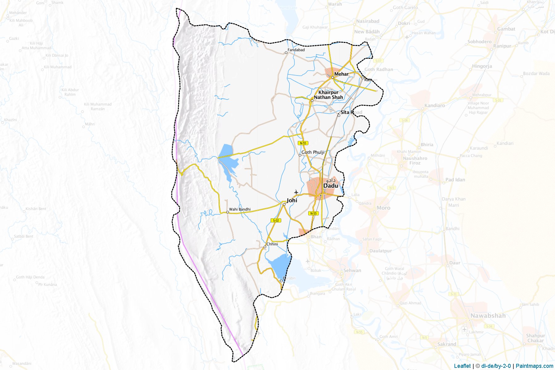 Dadu (Sindh) Map Cropping Samples-1