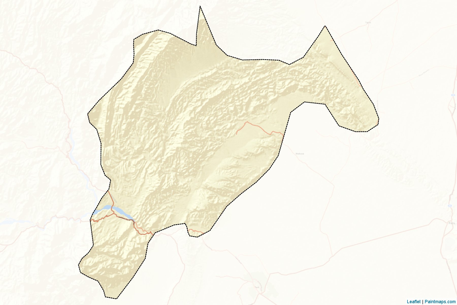 Tank (Khyber Pakhtunkhwa) Map Cropping Samples-2