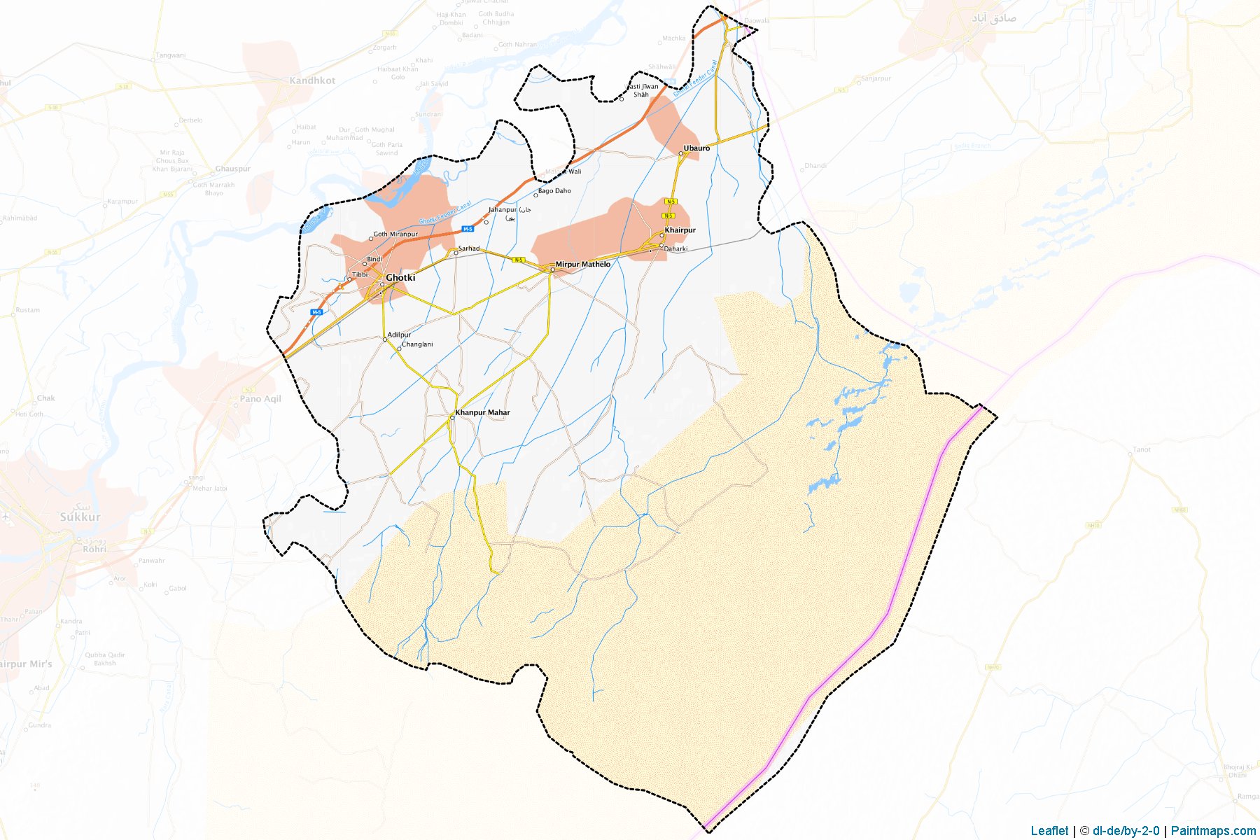 Ghotki (Sindh) Map Cropping Samples-1