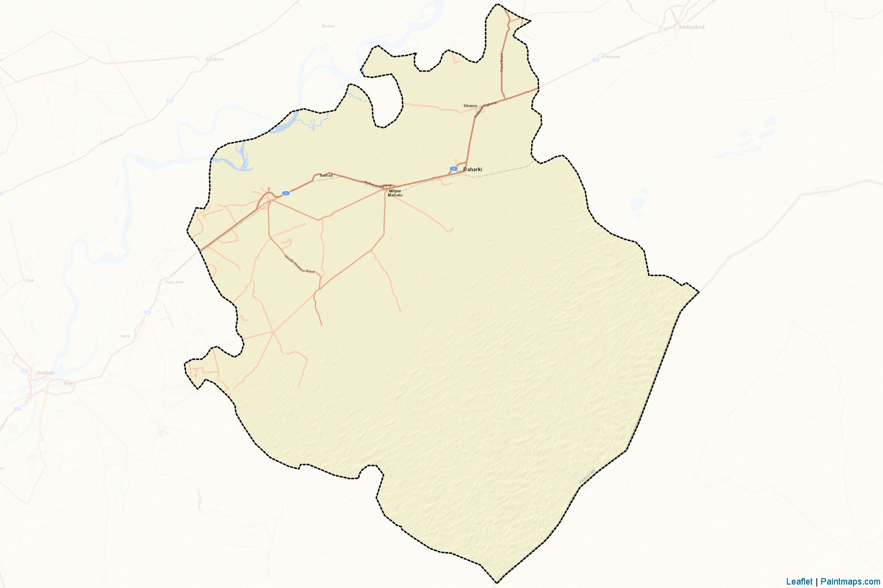 Ghotki (Sindh) Map Cropping Samples-2