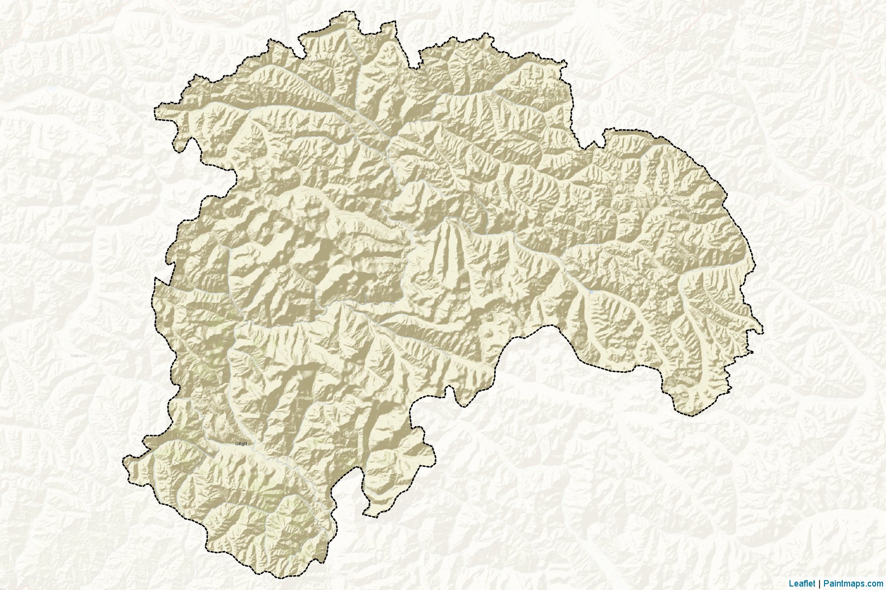 Gilgit (Gilgit Baltistan) Map Cropping Samples-2