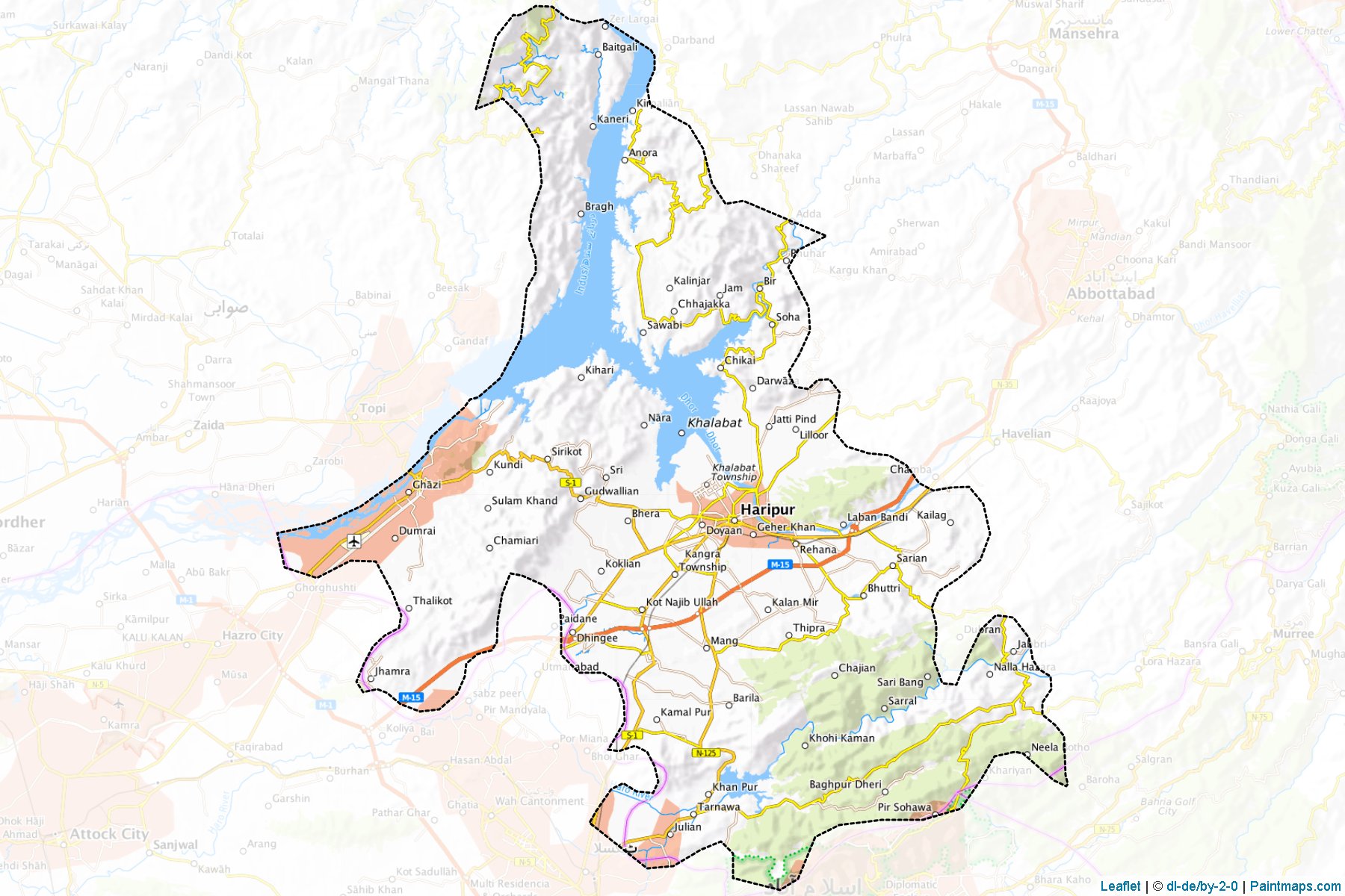 Haripur (Khyber Pakhtunkhwa) Map Cropping Samples-1