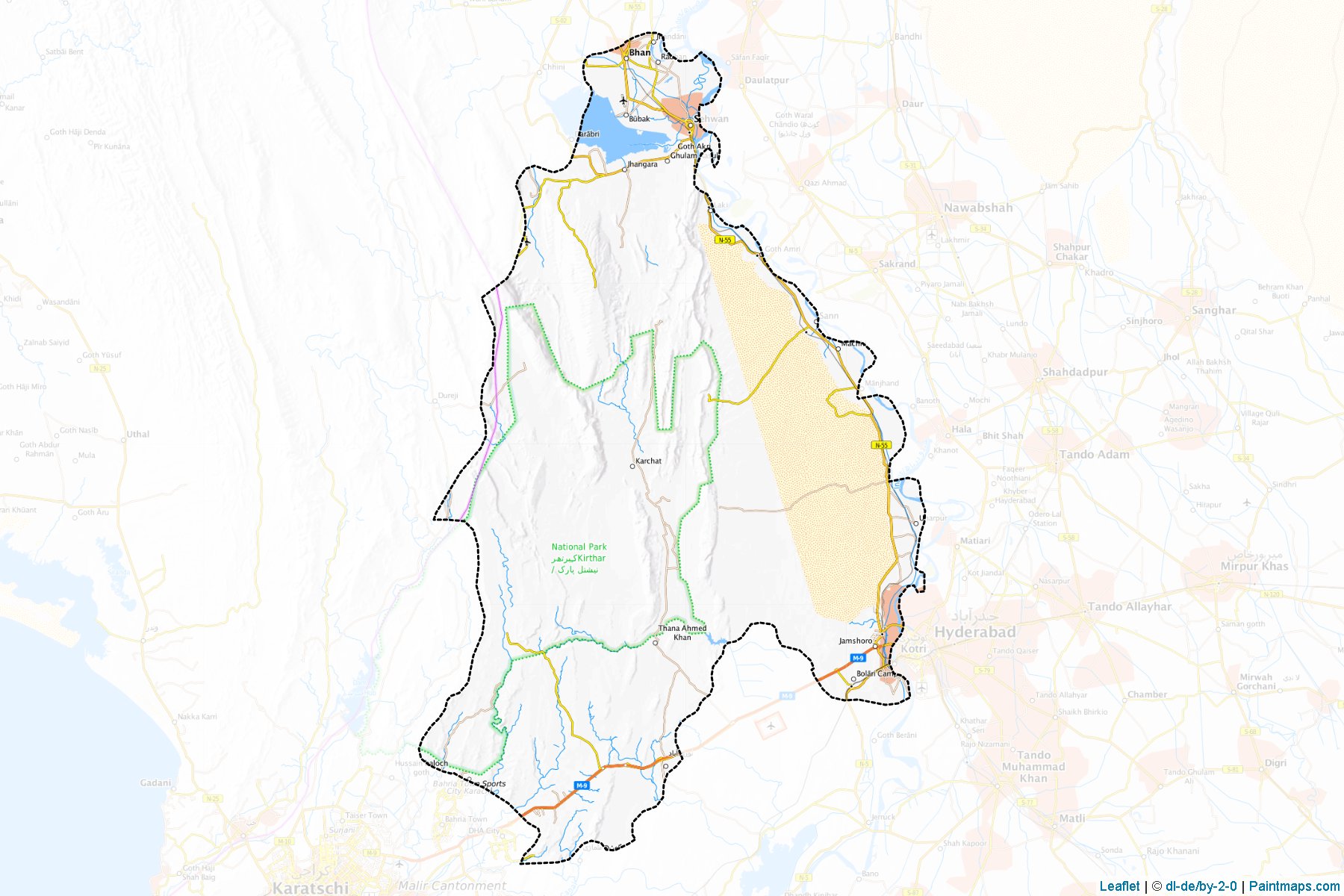 Jamshoro (Sindh) Map Cropping Samples-1