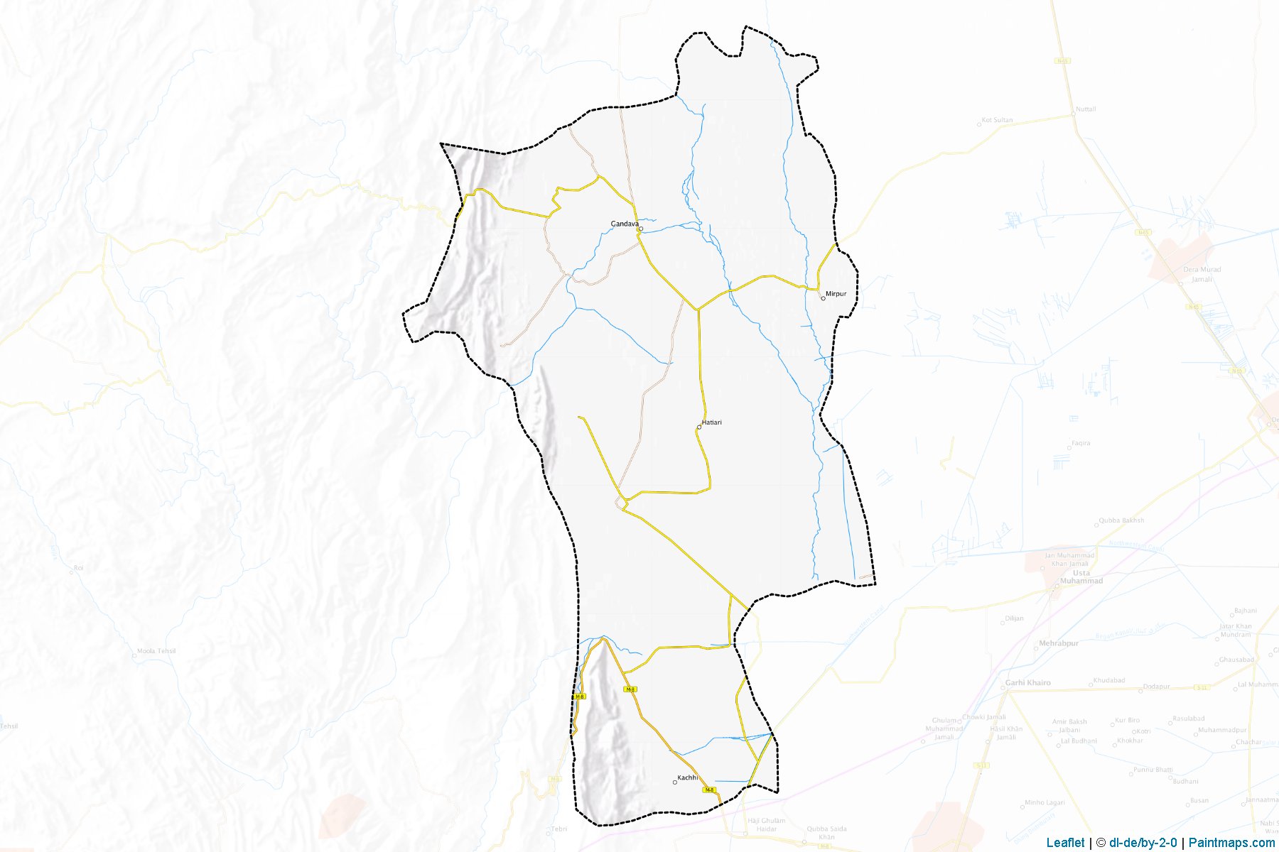 Jhal Magsi (Balochistan) Map Cropping Samples-1