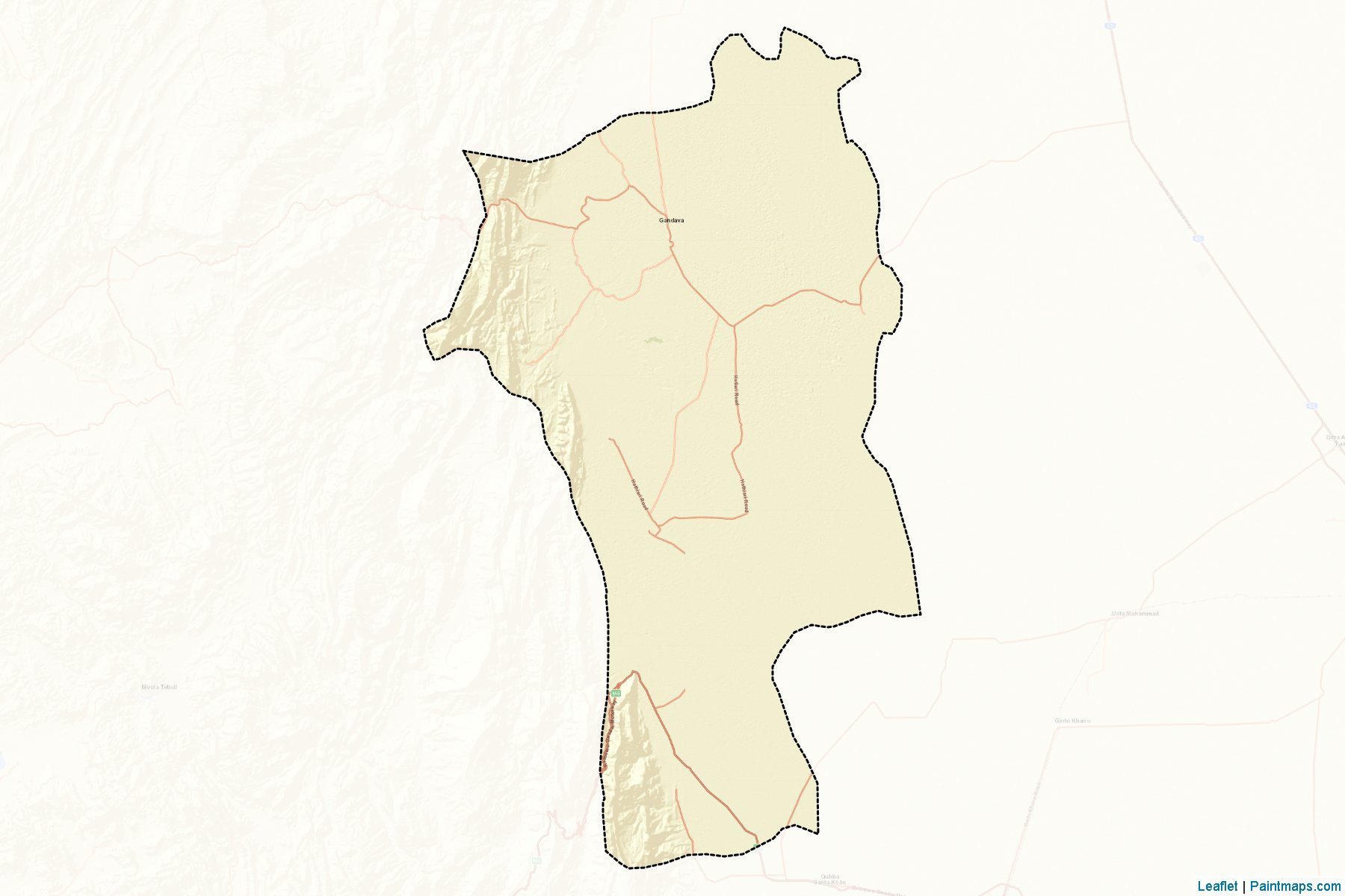 Jhal Magsi (Balochistan) Map Cropping Samples-2