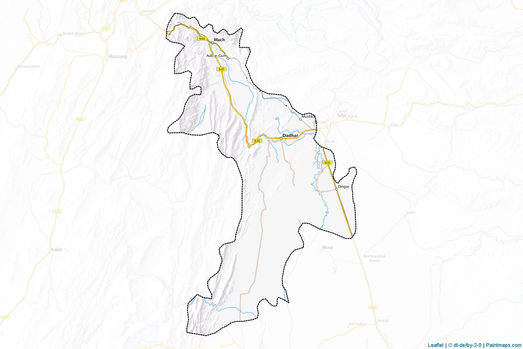 Kachhi (Balochistan) Map Cropping Samples-1