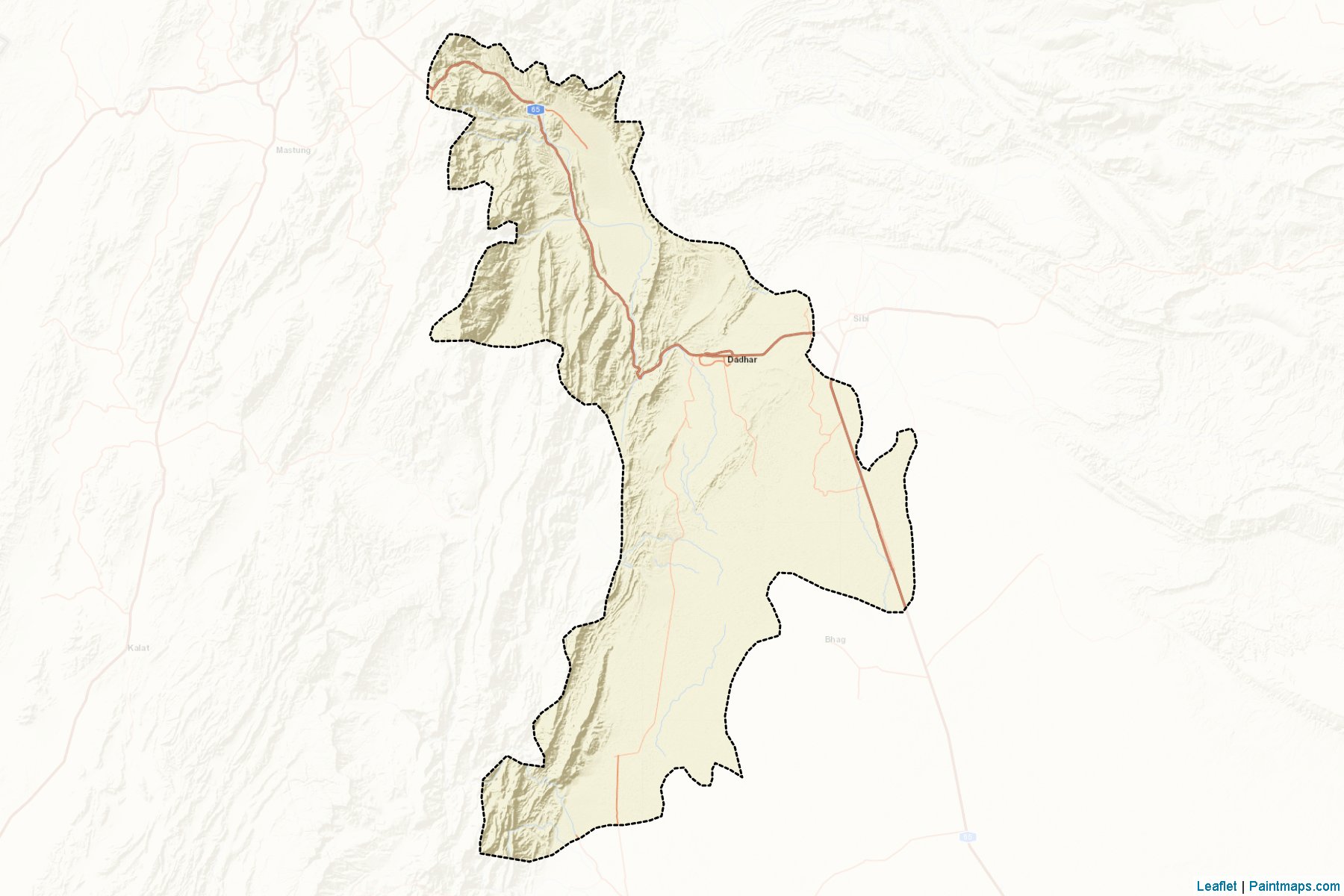 Kachhi (Balochistan) Map Cropping Samples-2