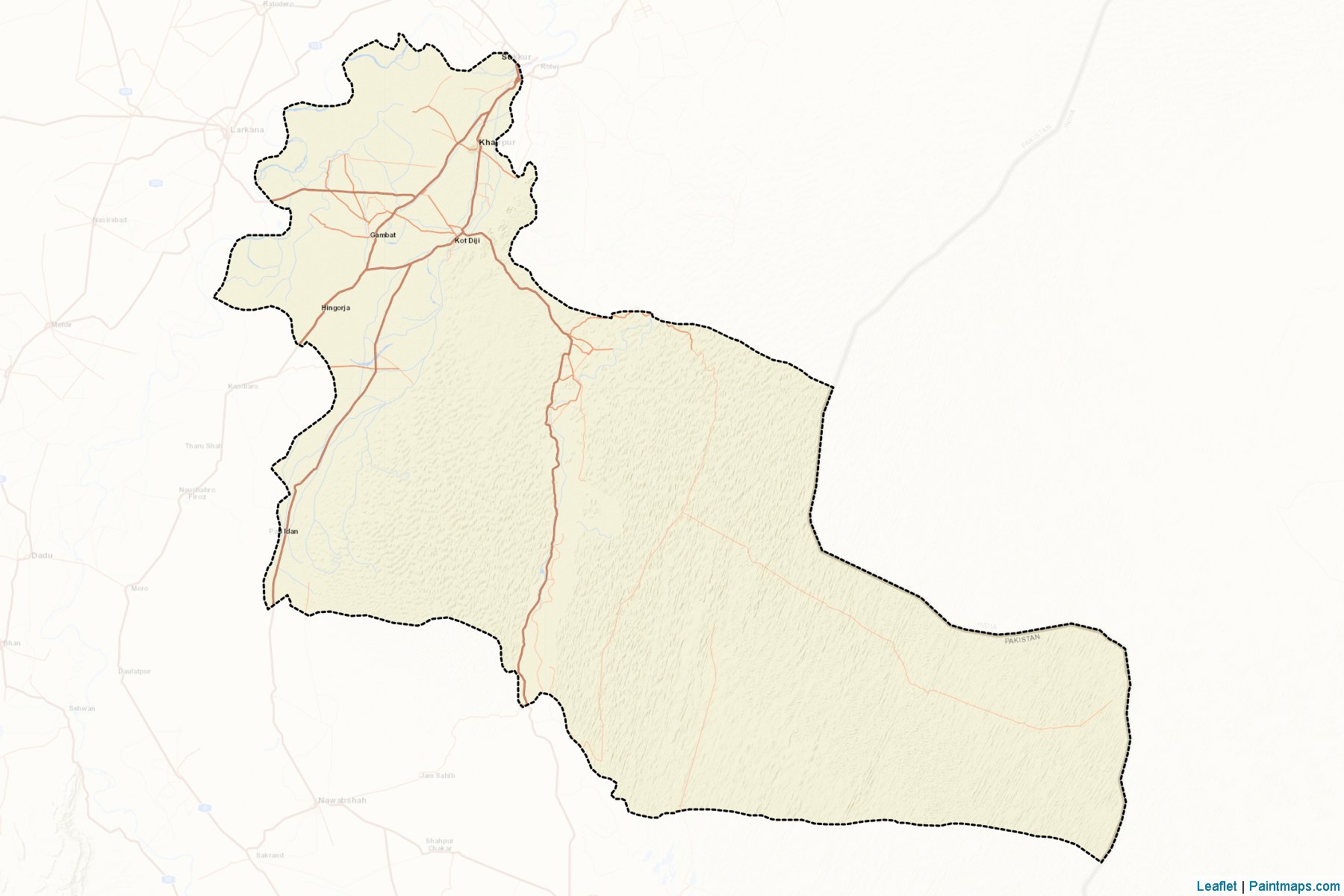 Khairpur (Sindh) Map Cropping Samples-2