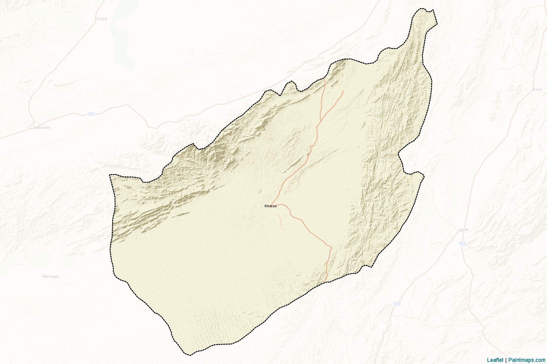 Kharan (Balochistan) Map Cropping Samples-2