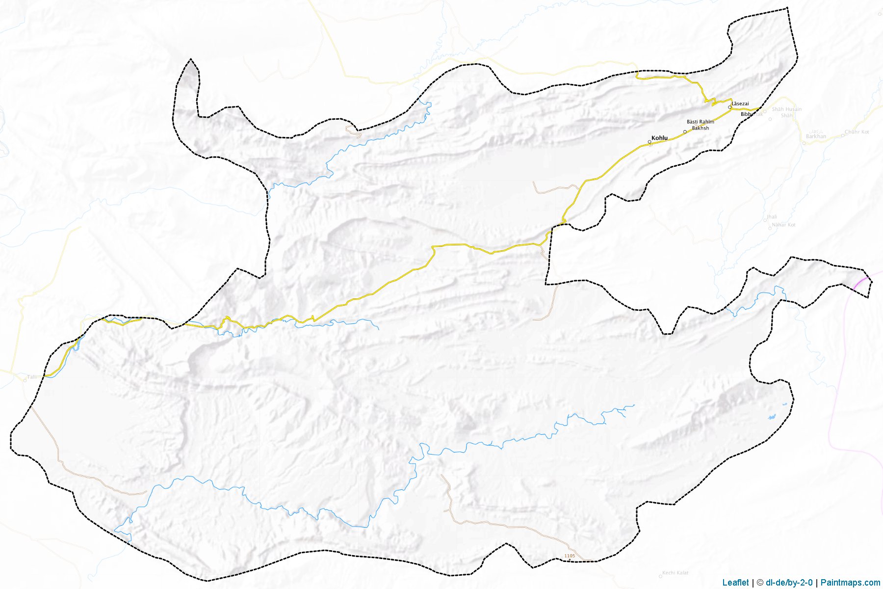 Kohlu (Balochistan) Map Cropping Samples-1