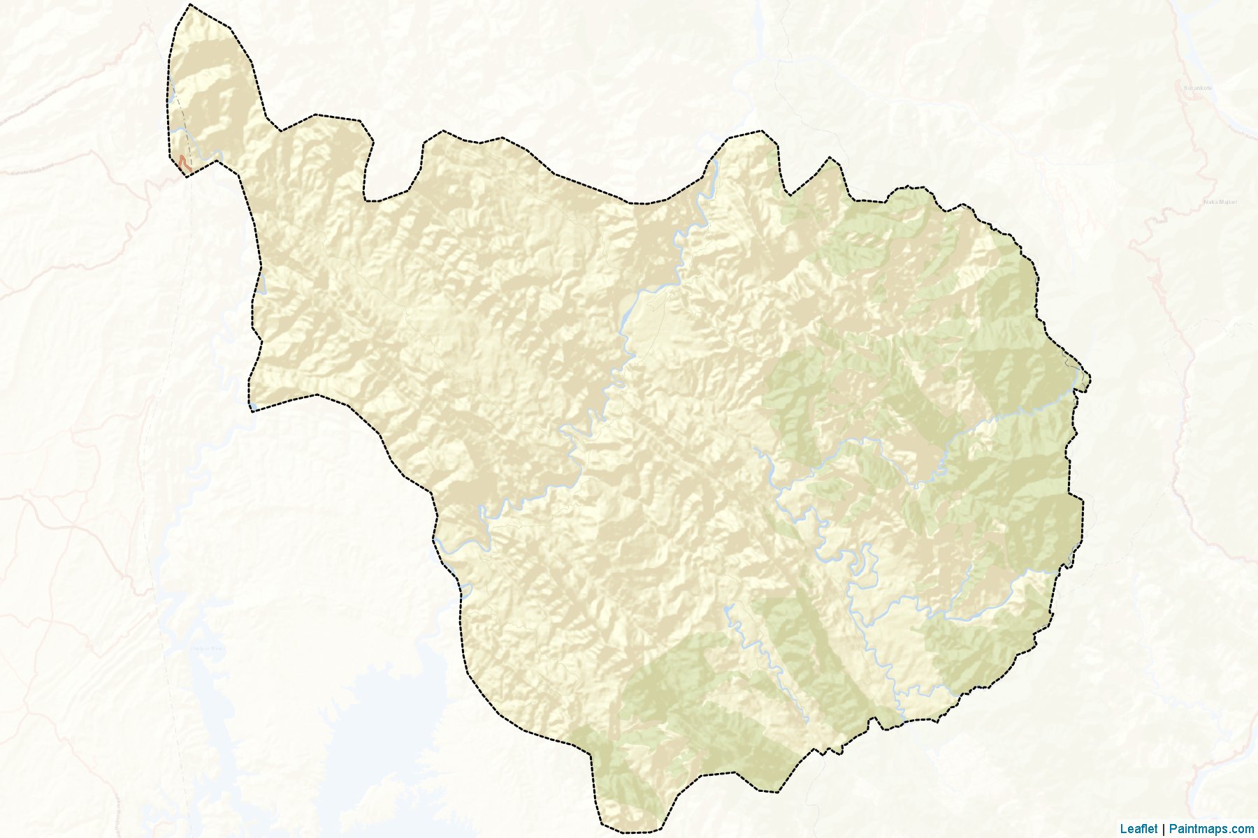 Kotli (Azad Kashmir) Map Cropping Samples-2