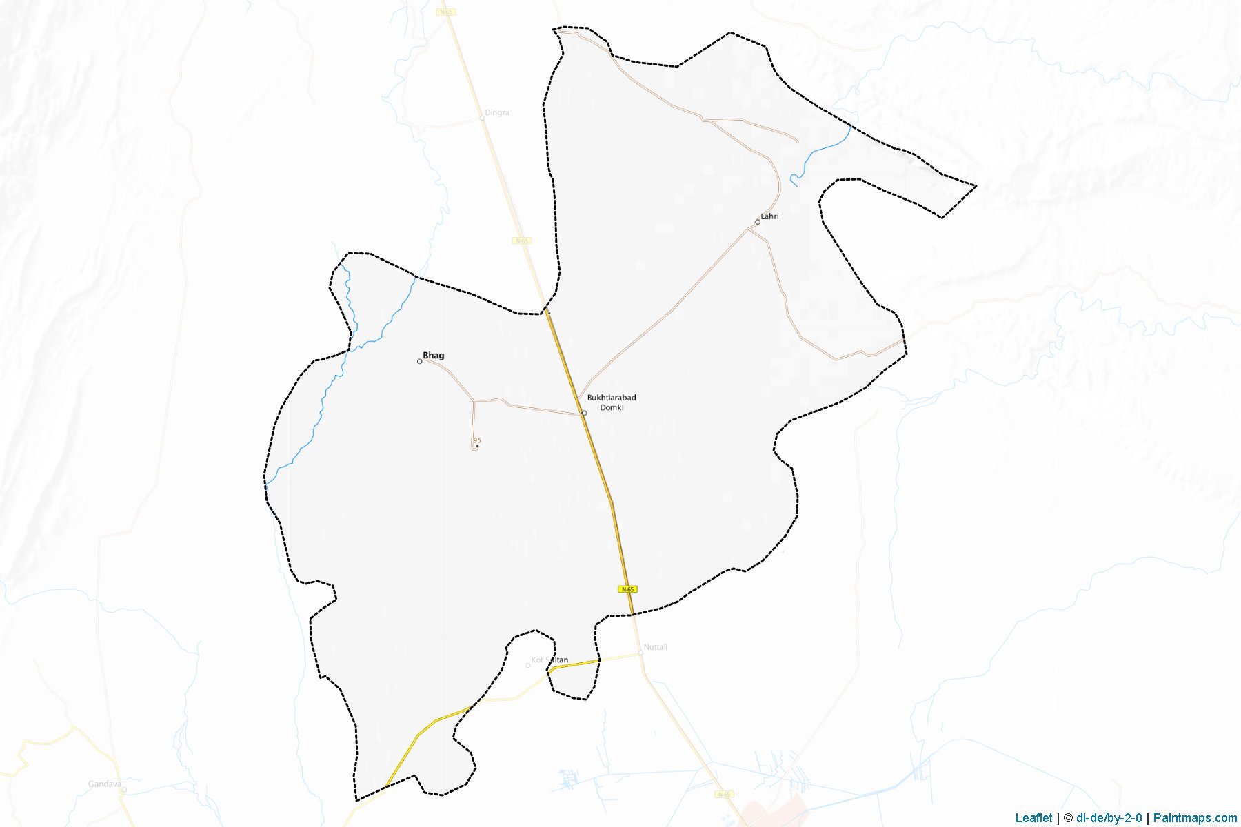 Muestras de recorte de mapas Lehri (Balochistan)-1