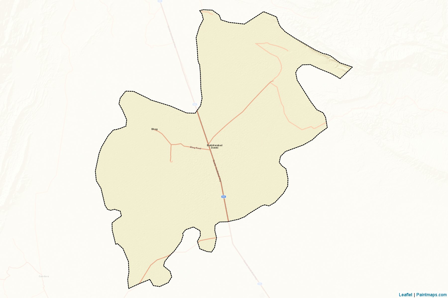 Muestras de recorte de mapas Lehri (Balochistan)-2