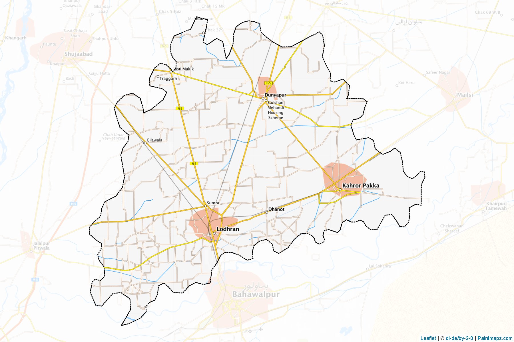 Lodhran (Punjab) Map Cropping Samples-1