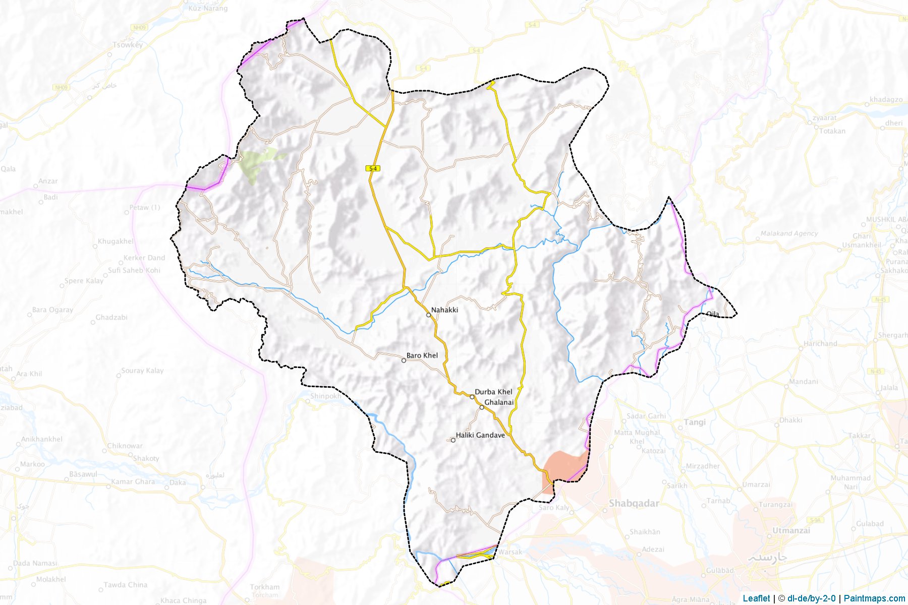 Mohmand (Khyber Pakhtunkhwa) Map Cropping Samples-1