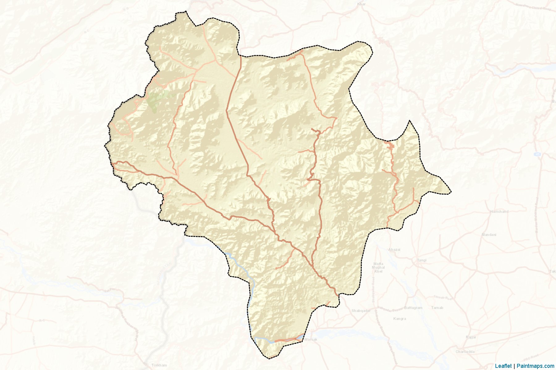 Mohmand (Khyber Pakhtunkhwa) Map Cropping Samples-2