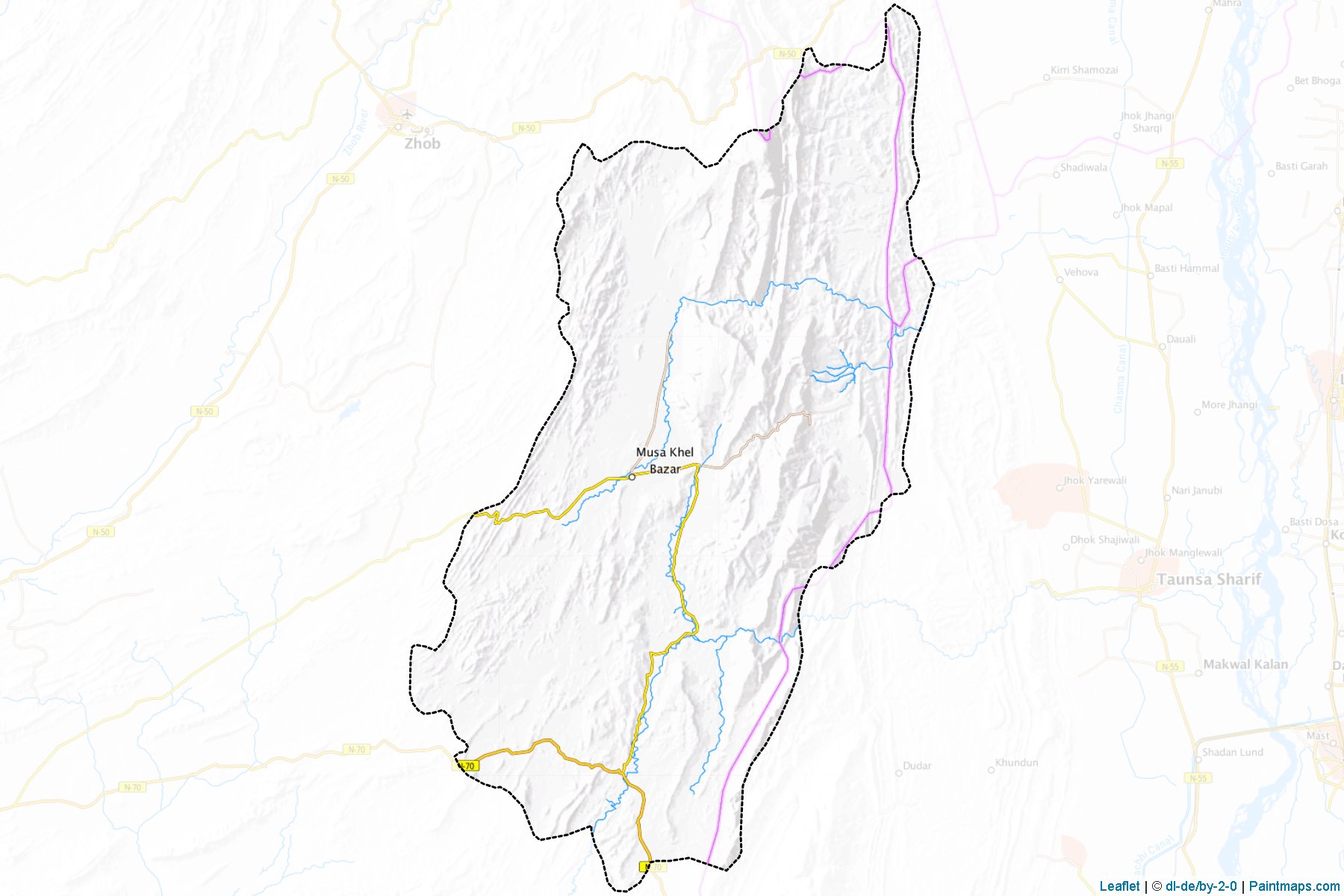 Musakhel (Balochistan) Map Cropping Samples-1