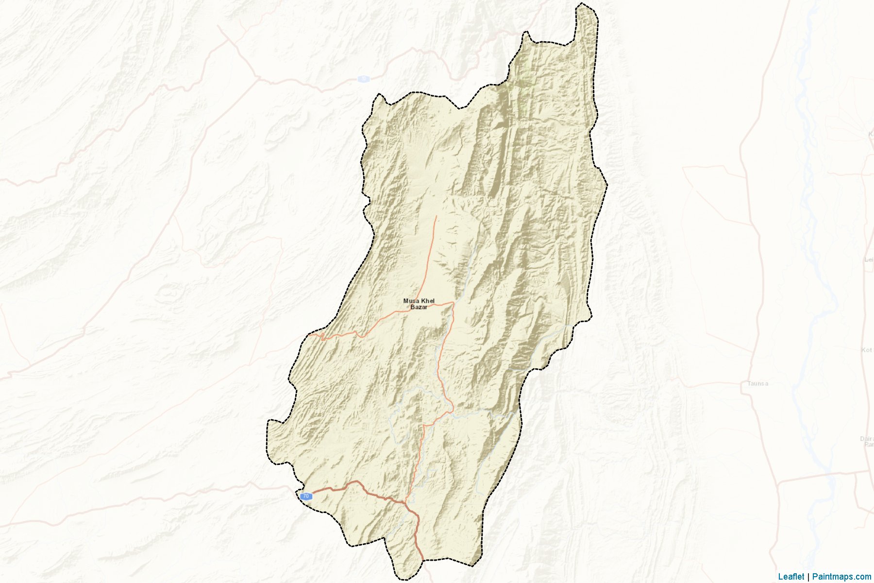 Musakhel (Balochistan) Map Cropping Samples-2