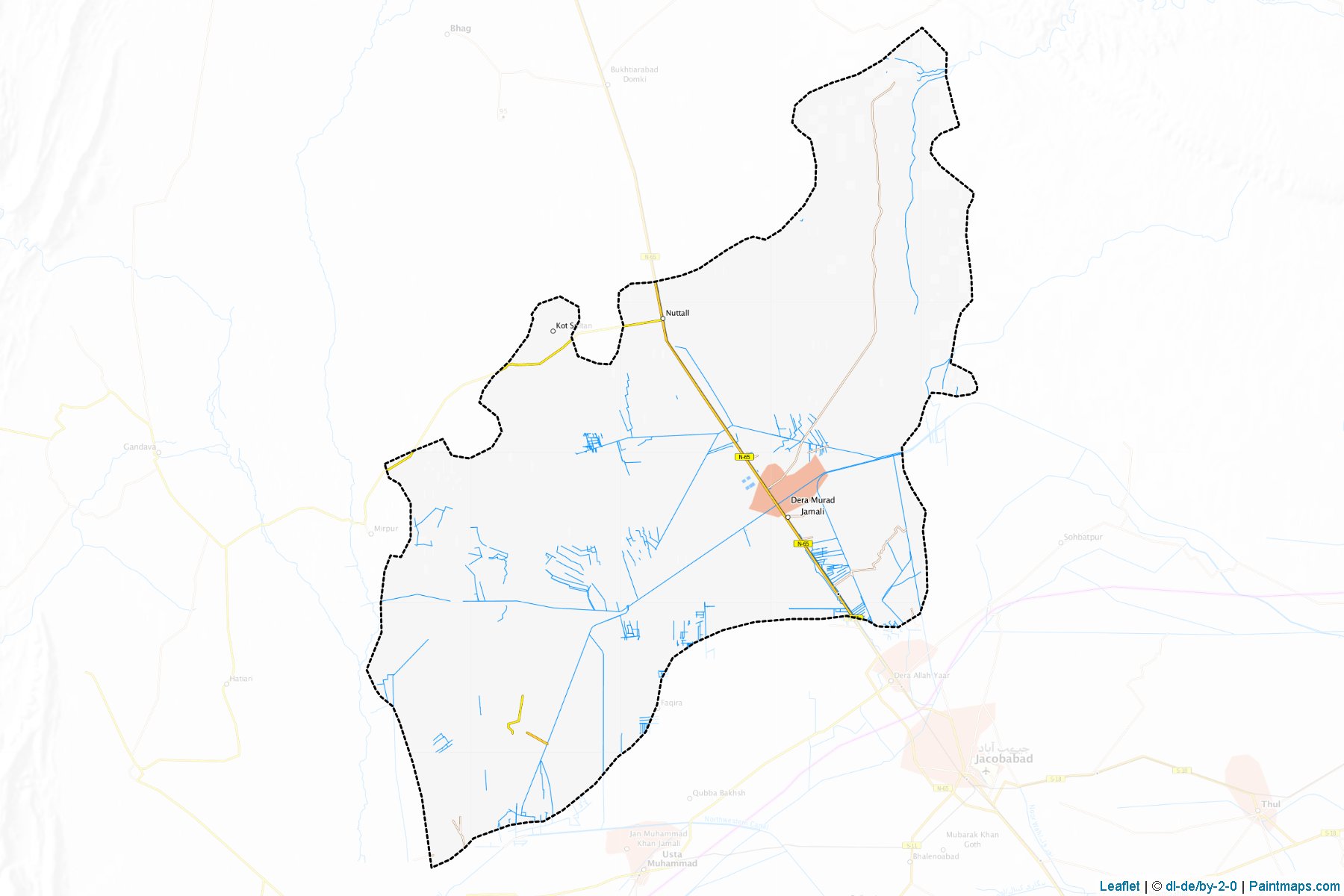 Nasirabad (Belucistan Eyaleti) Haritası Örnekleri-1