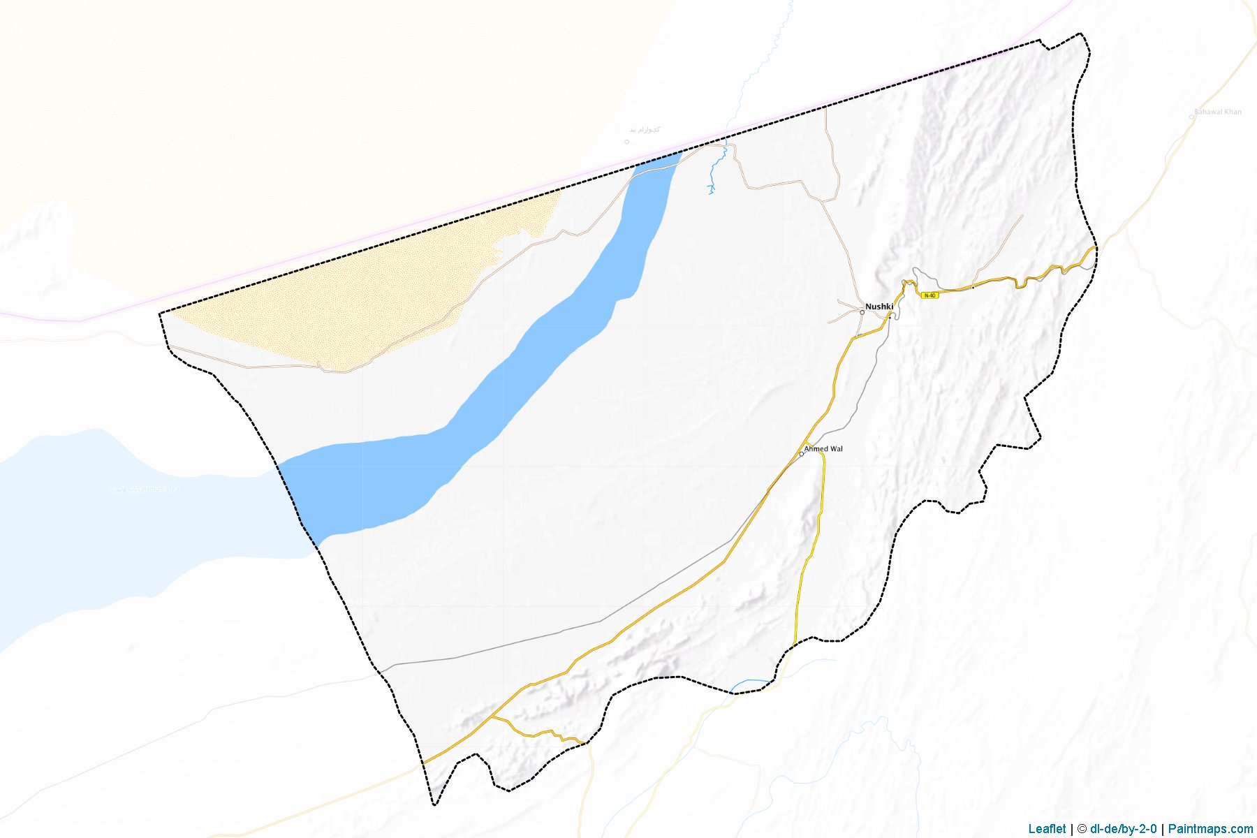 Nushki (Balochistan) Map Cropping Samples-1