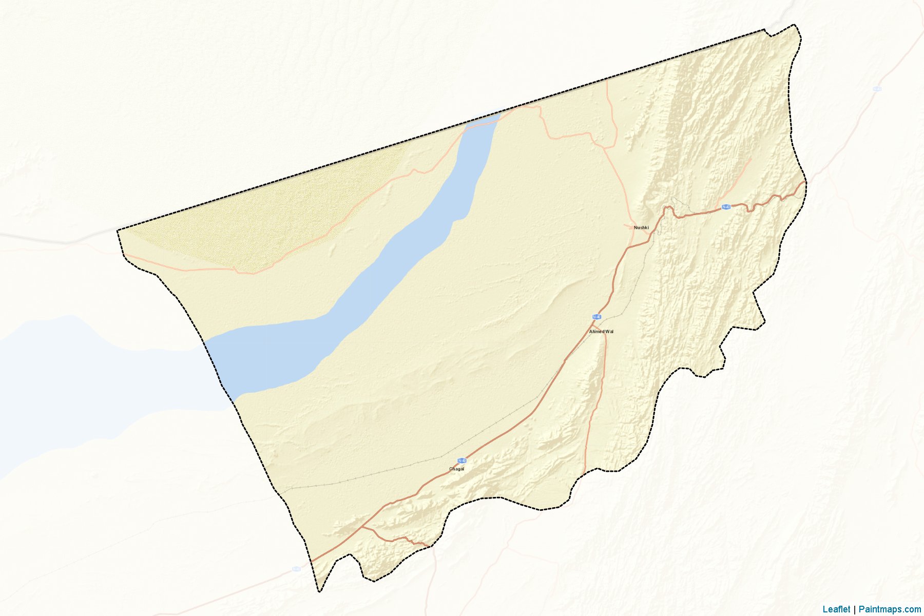 Nushki (Balochistan) Map Cropping Samples-2