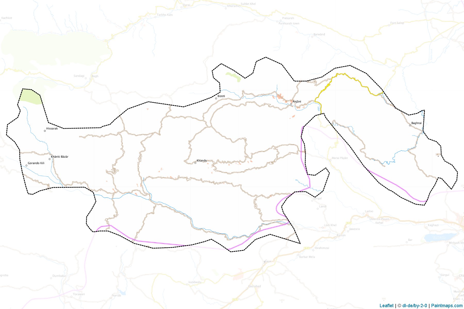 Orakzai (Khyber Pakhtunkhwa) Map Cropping Samples-1