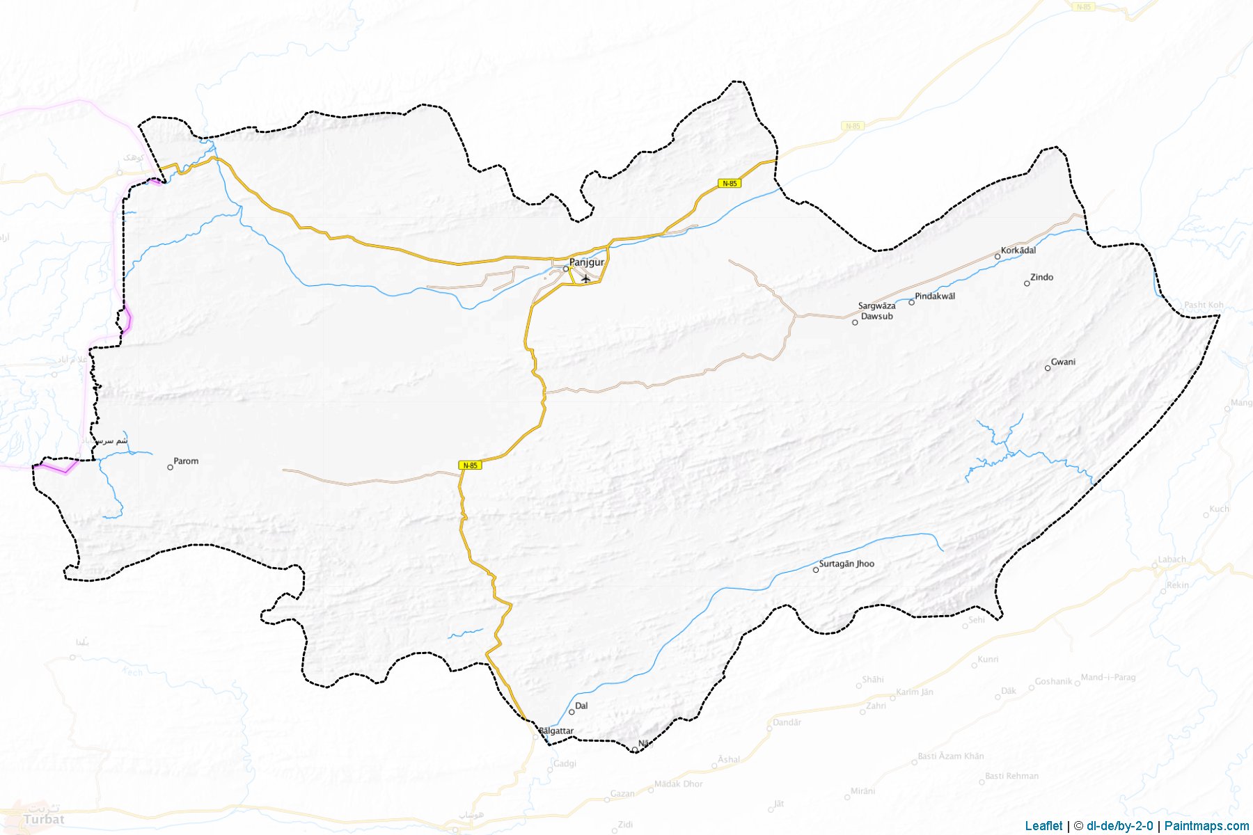 Panjgur (Balochistan) Map Cropping Samples-1