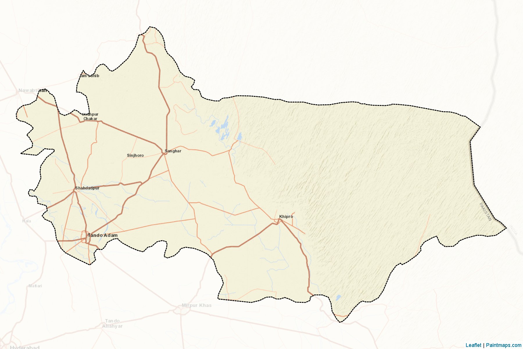 Sanghar (Sindh) Map Cropping Samples-2