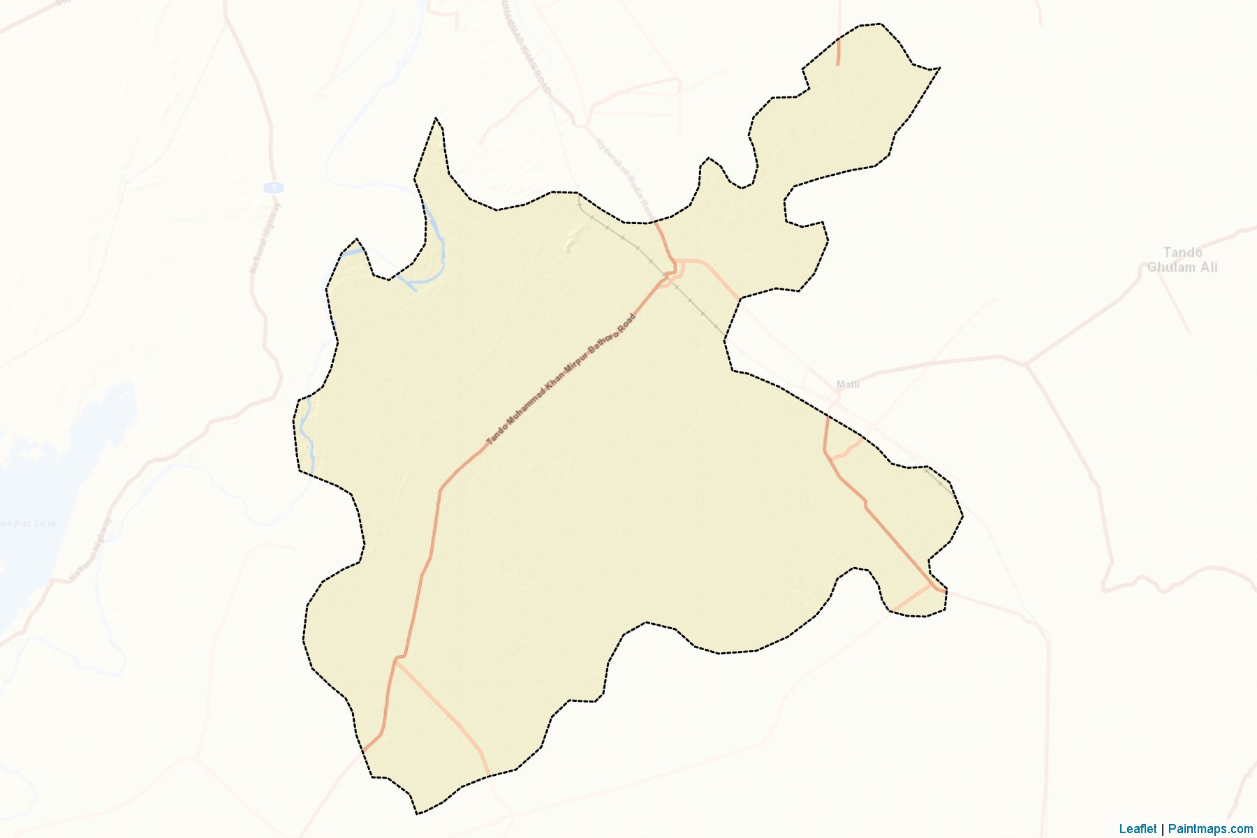 Tando Muhammad Khan (Sindh) Map Cropping Samples-2