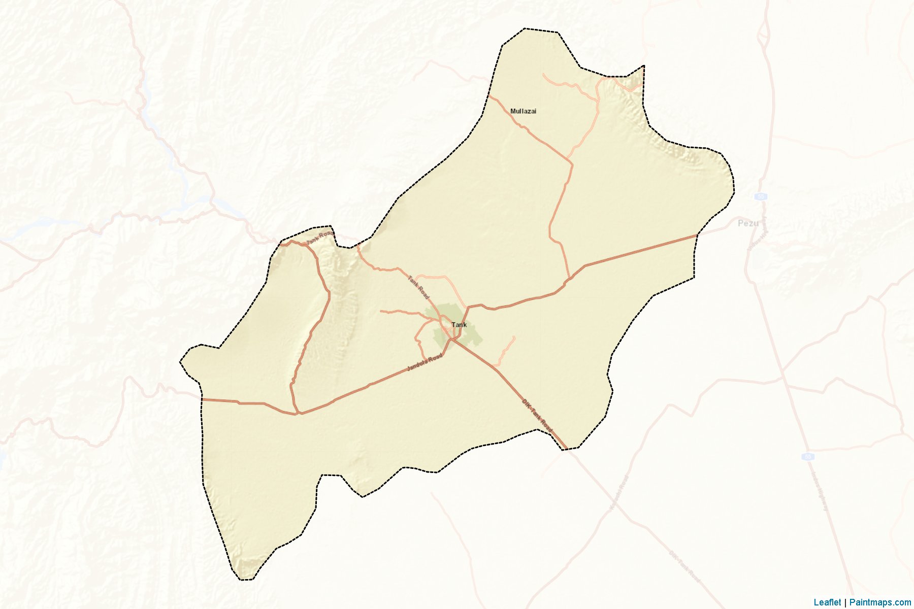 Tank (Khyber Pakhtunkhwa) Map Cropping Samples-2