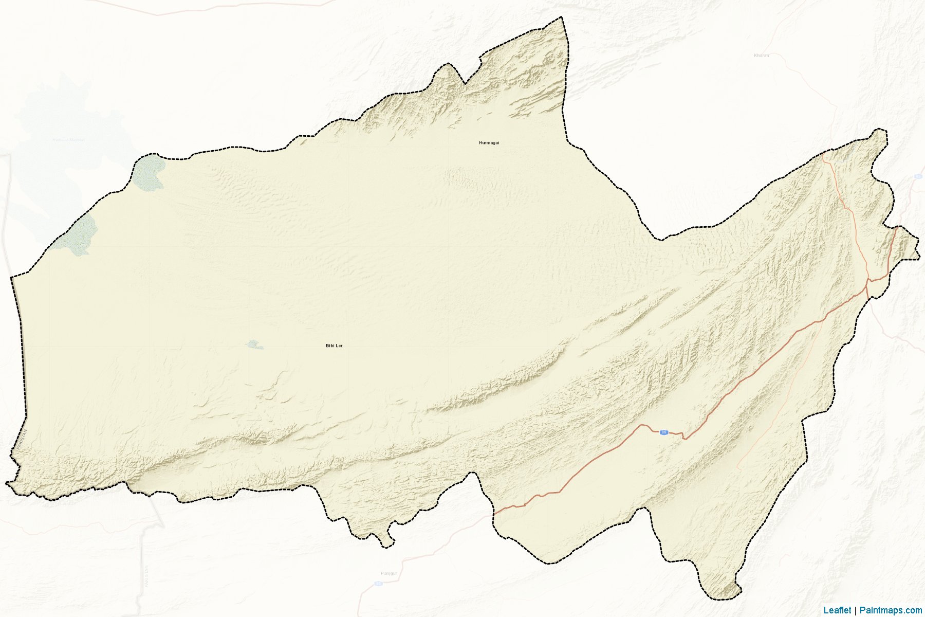 Washuk (Balochistan) Map Cropping Samples-2