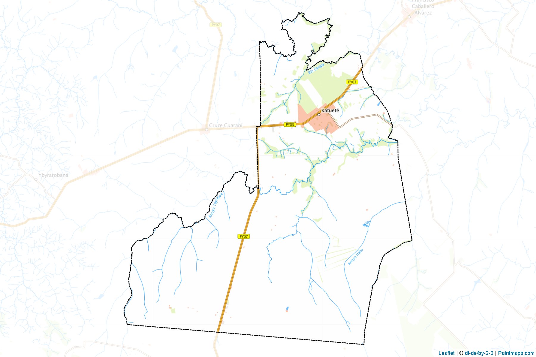 Katuete (Canindeyú) Map Cropping Samples-1