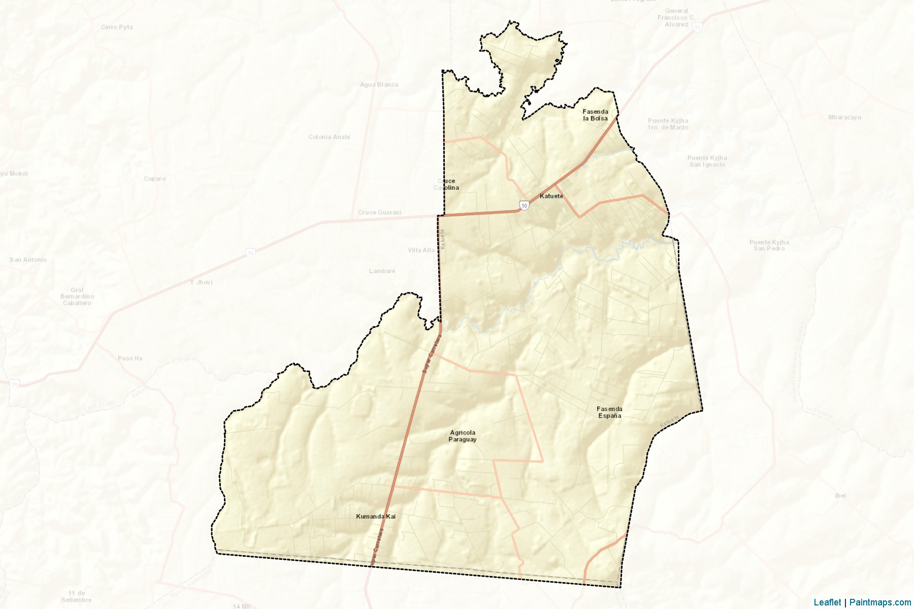 Muestras de recorte de mapas Katuete (Canindeyú)-2