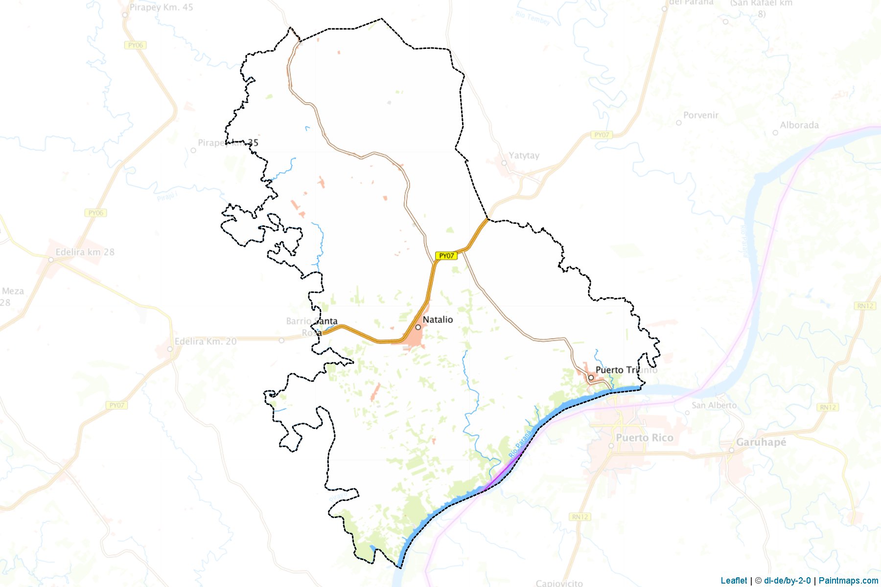 Muestras de recorte de mapas Natalio (Itapúa)-1