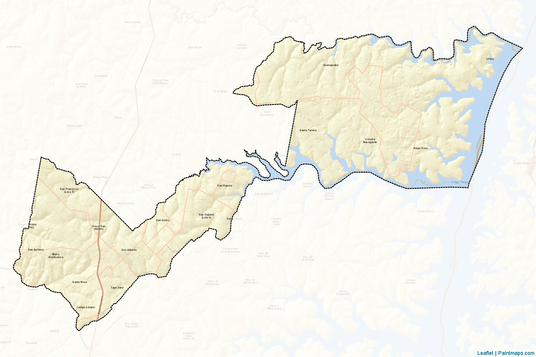 Muestras de recorte de mapas San Alberto (Alto Paraná)-2