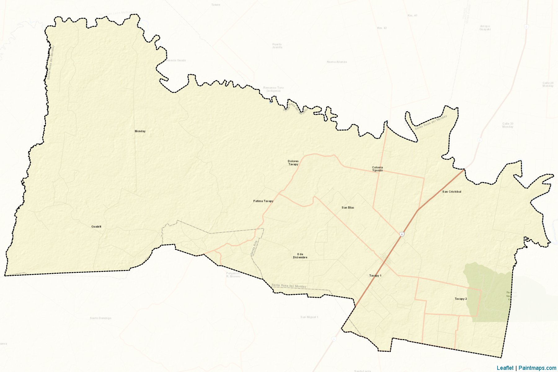 Muestras de recorte de mapas Tavapy (Alto Paraná)-2