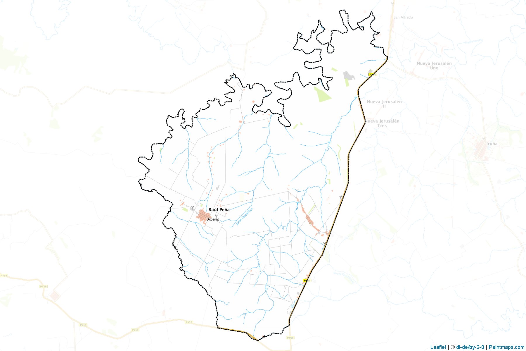 Muestras de recorte de mapas Dr. Raul Pena (Alto Paraná)-1