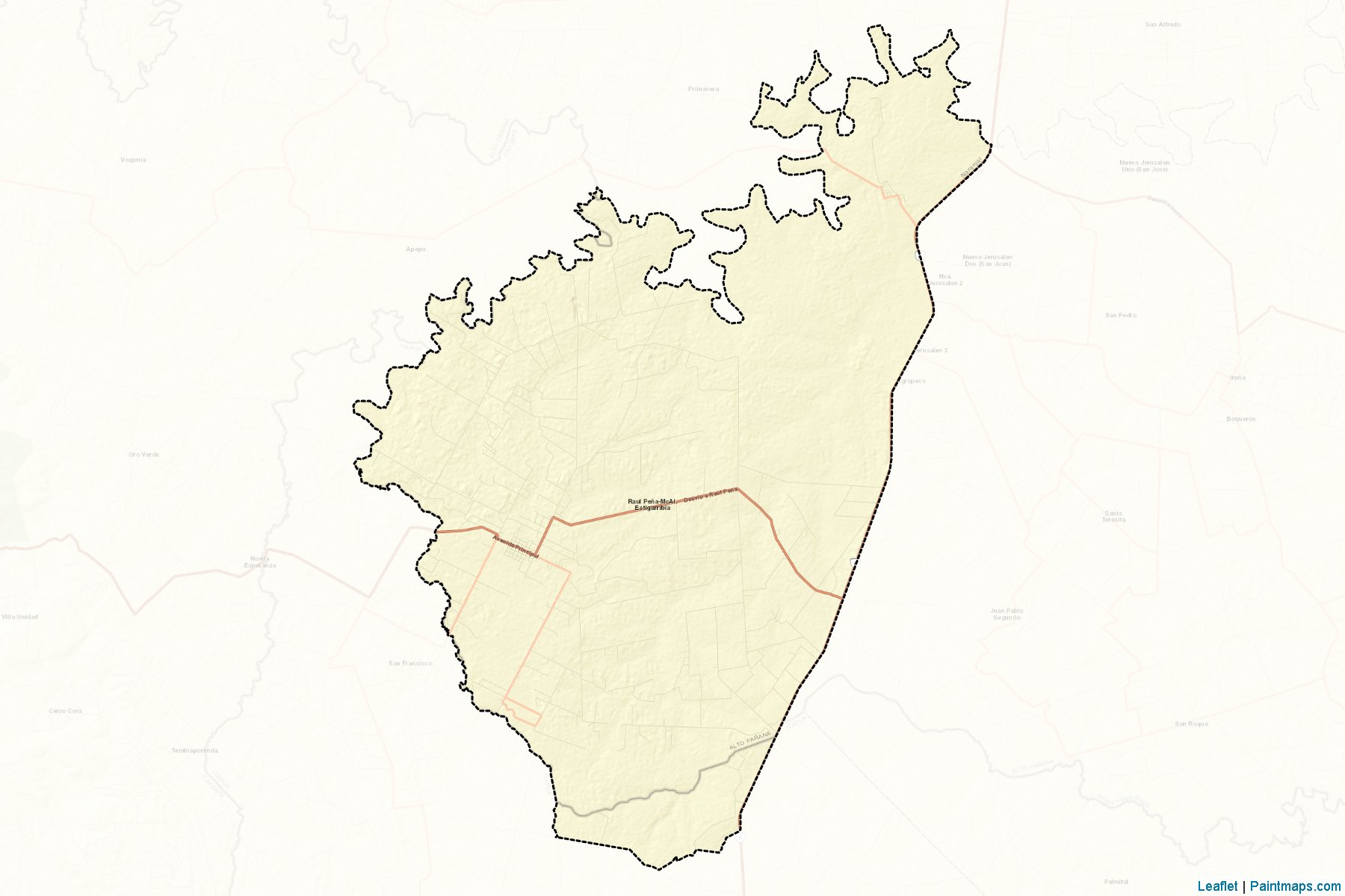 Muestras de recorte de mapas Dr. Raul Pena (Alto Paraná)-2