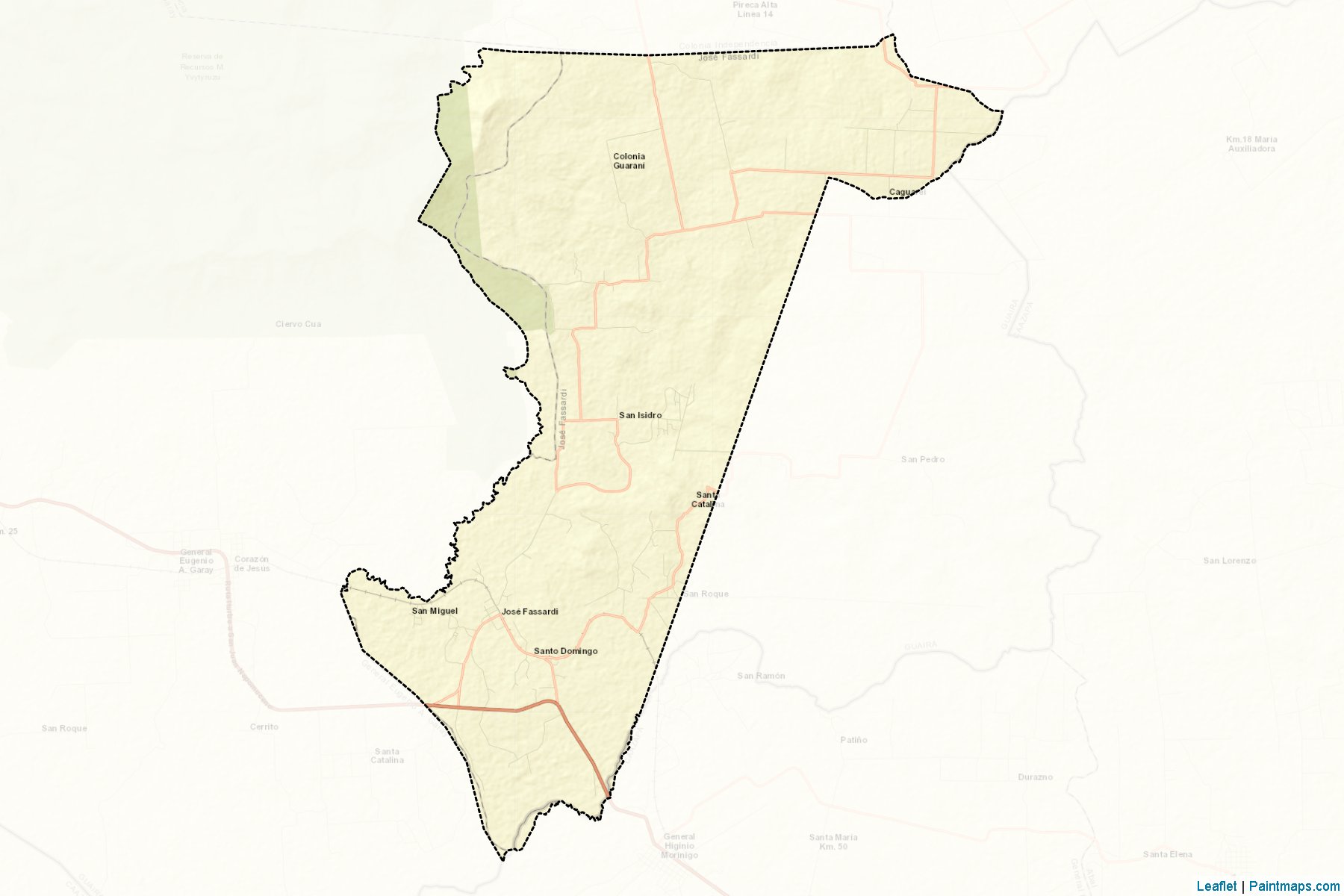 Jose Fassardi (Guaira) Haritası Örnekleri-2