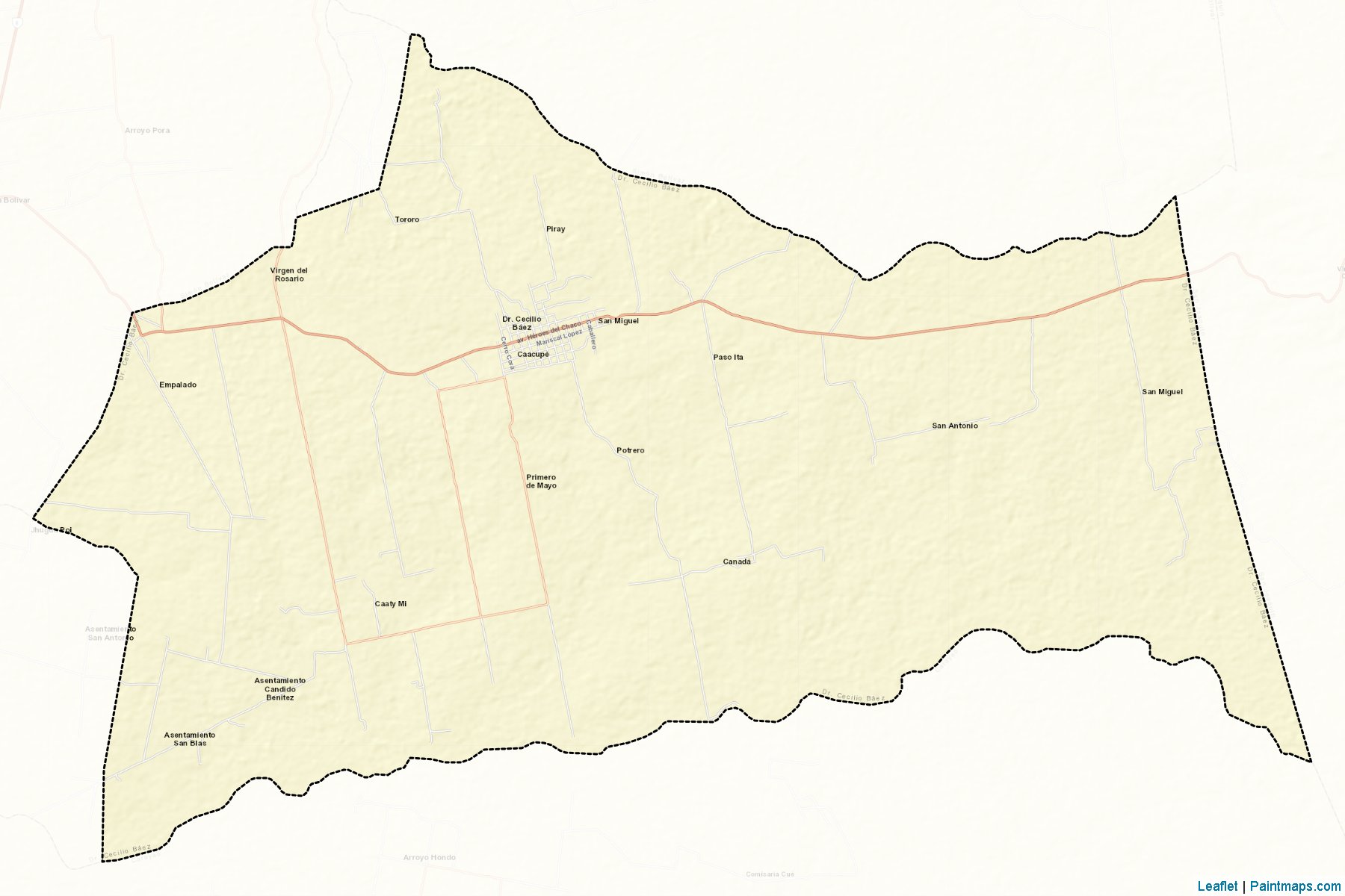 Muestras de recorte de mapas Cecilio Baez (Caaguazú)-2