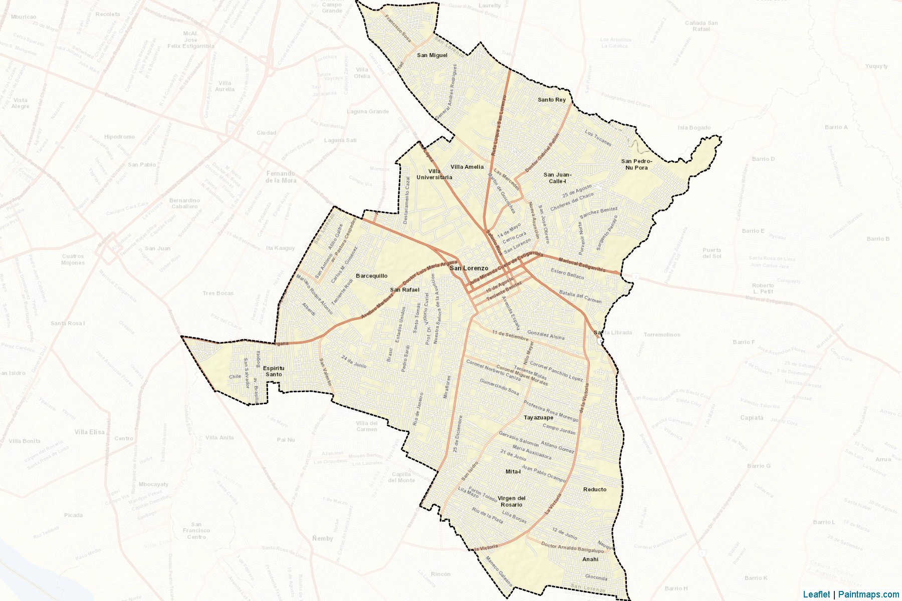 Muestras de recorte de mapas San Lorenzo (Central)-2