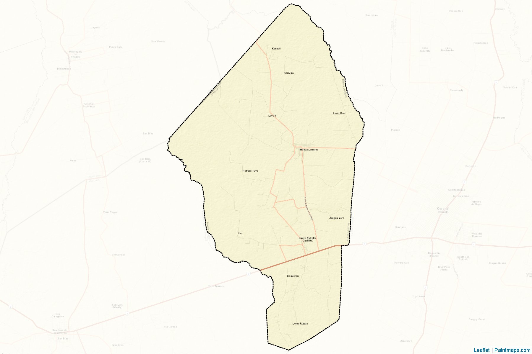 Muestras de recorte de mapas Nueva Londres (Caaguazú)-2