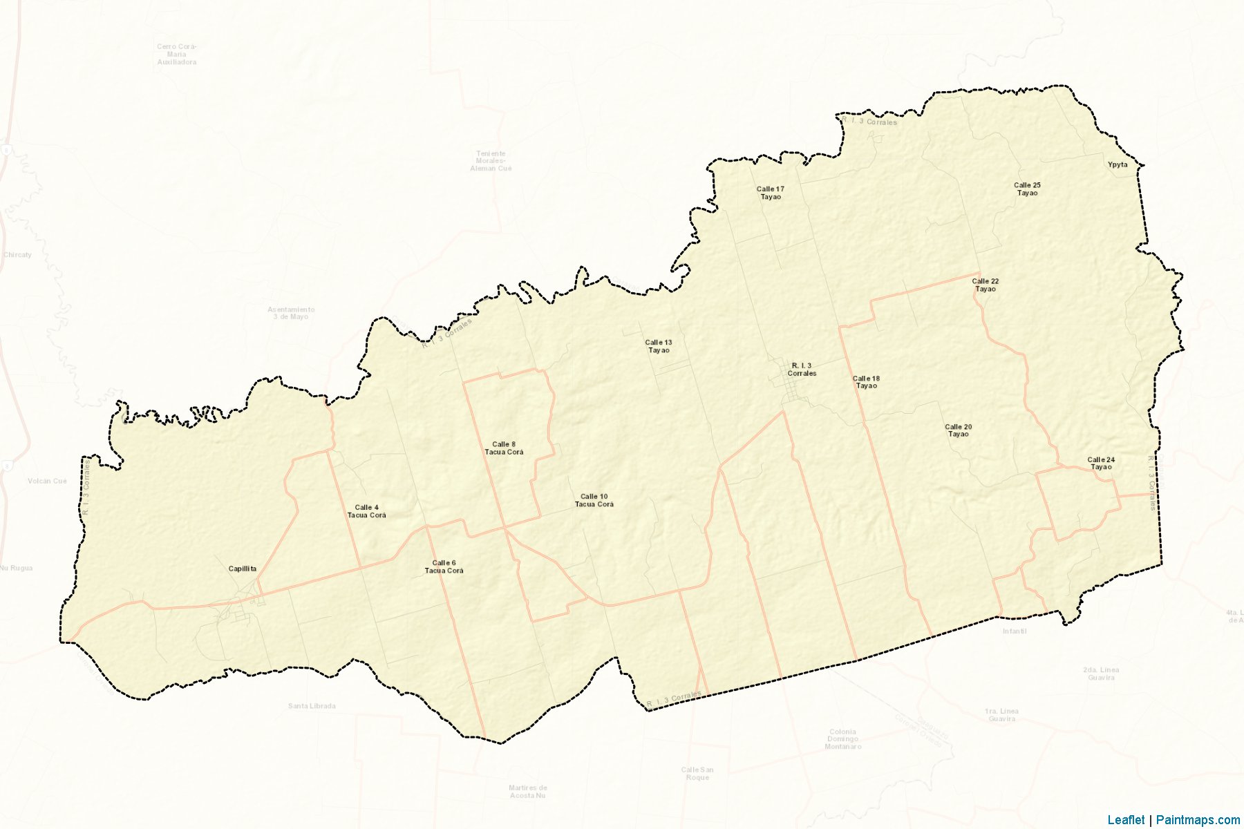 R.i. 3 Corrales (Caagazu) Haritası Örnekleri-2