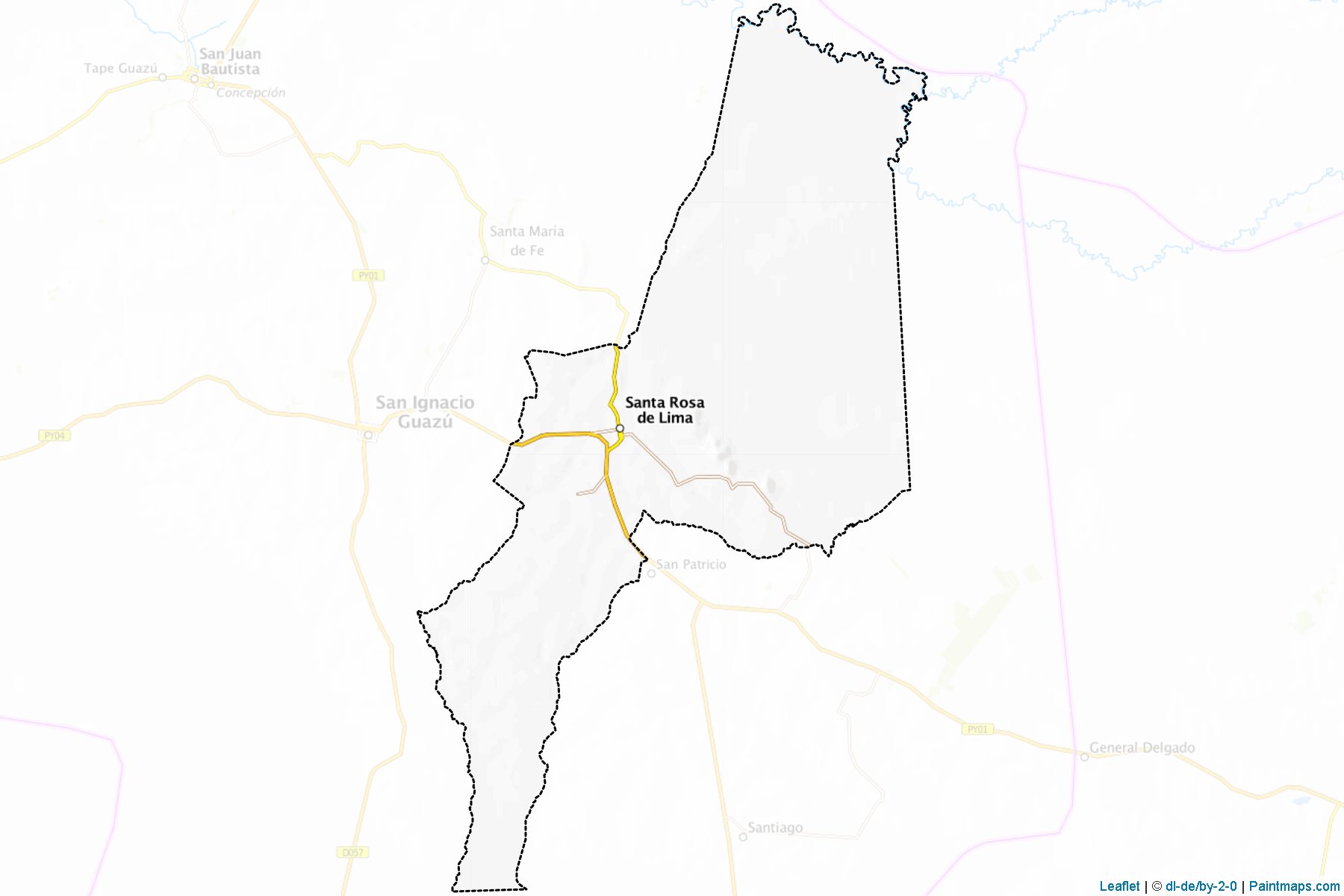 Santa Rosa (Misiones) Haritası Örnekleri-1