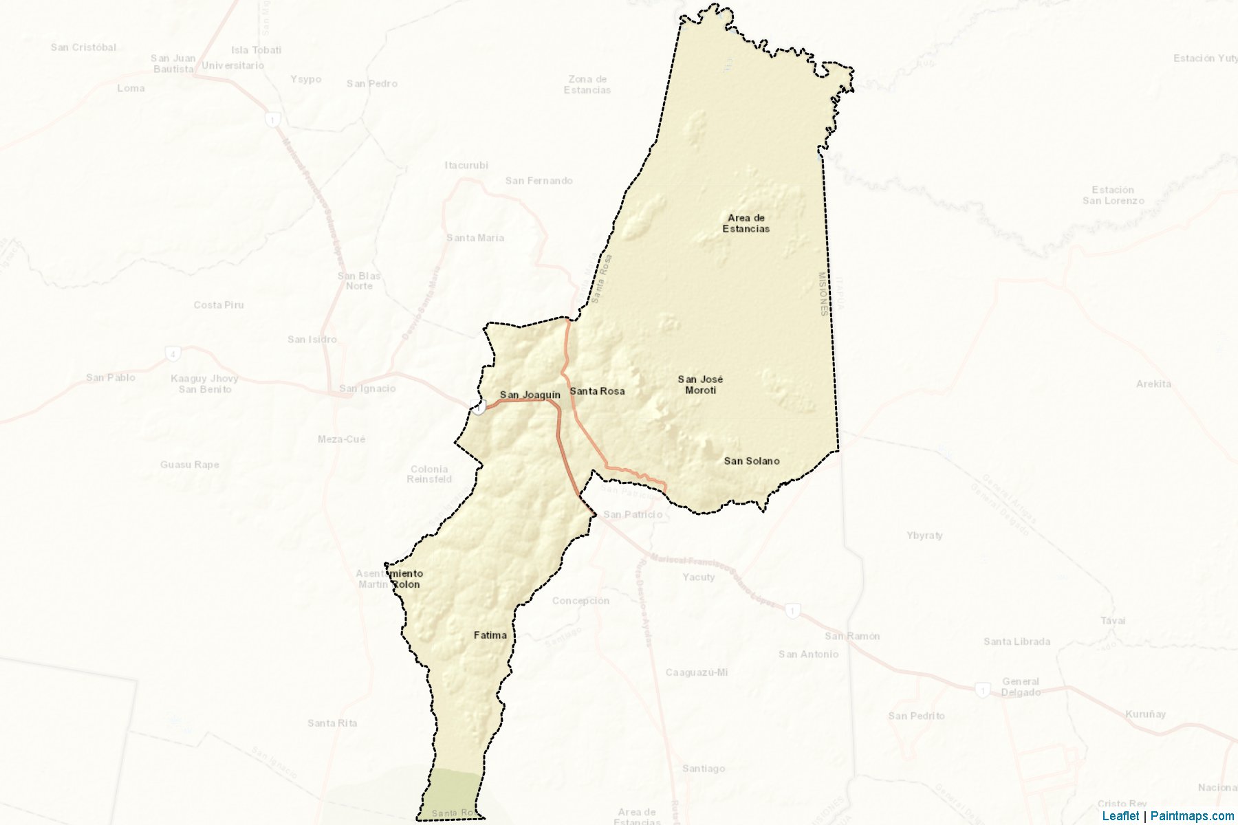 Santa Rosa (Misiones) Haritası Örnekleri-2