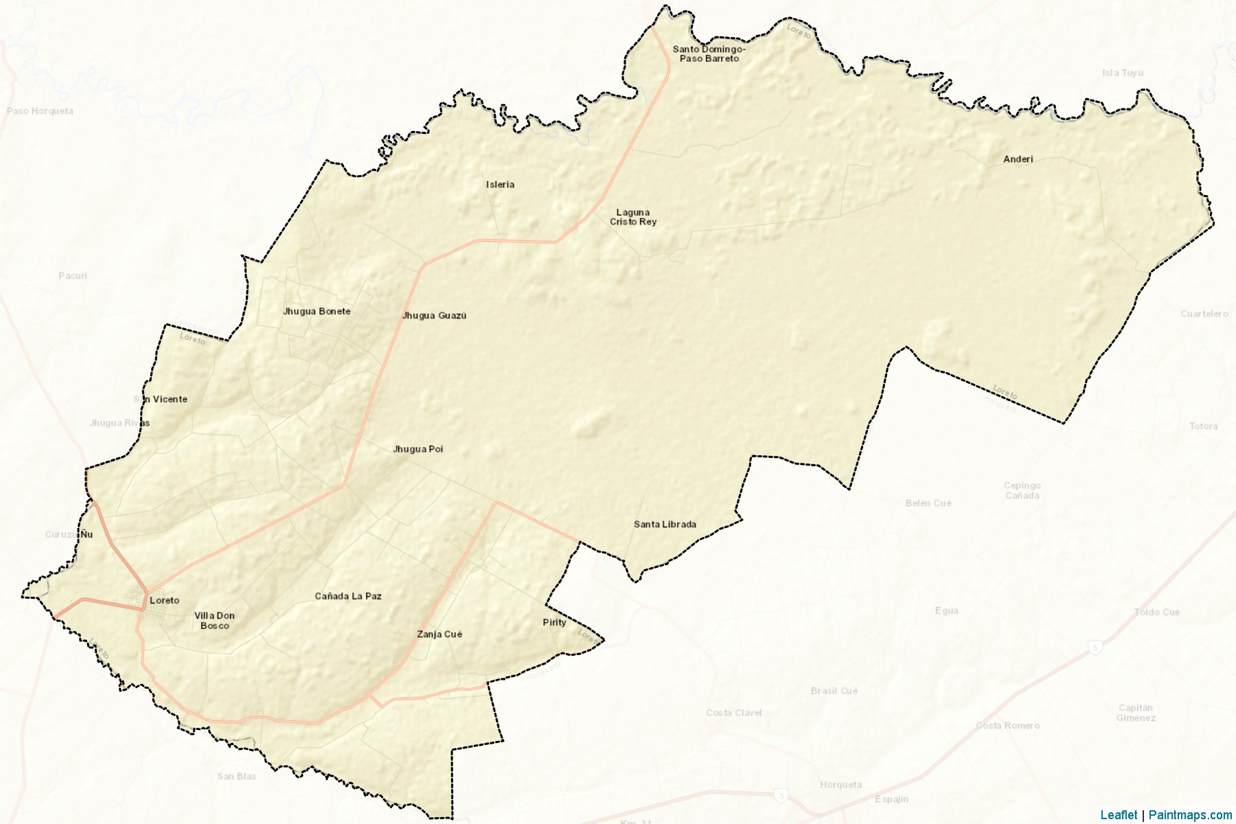 Muestras de recorte de mapas Loreto (Concepción)-2