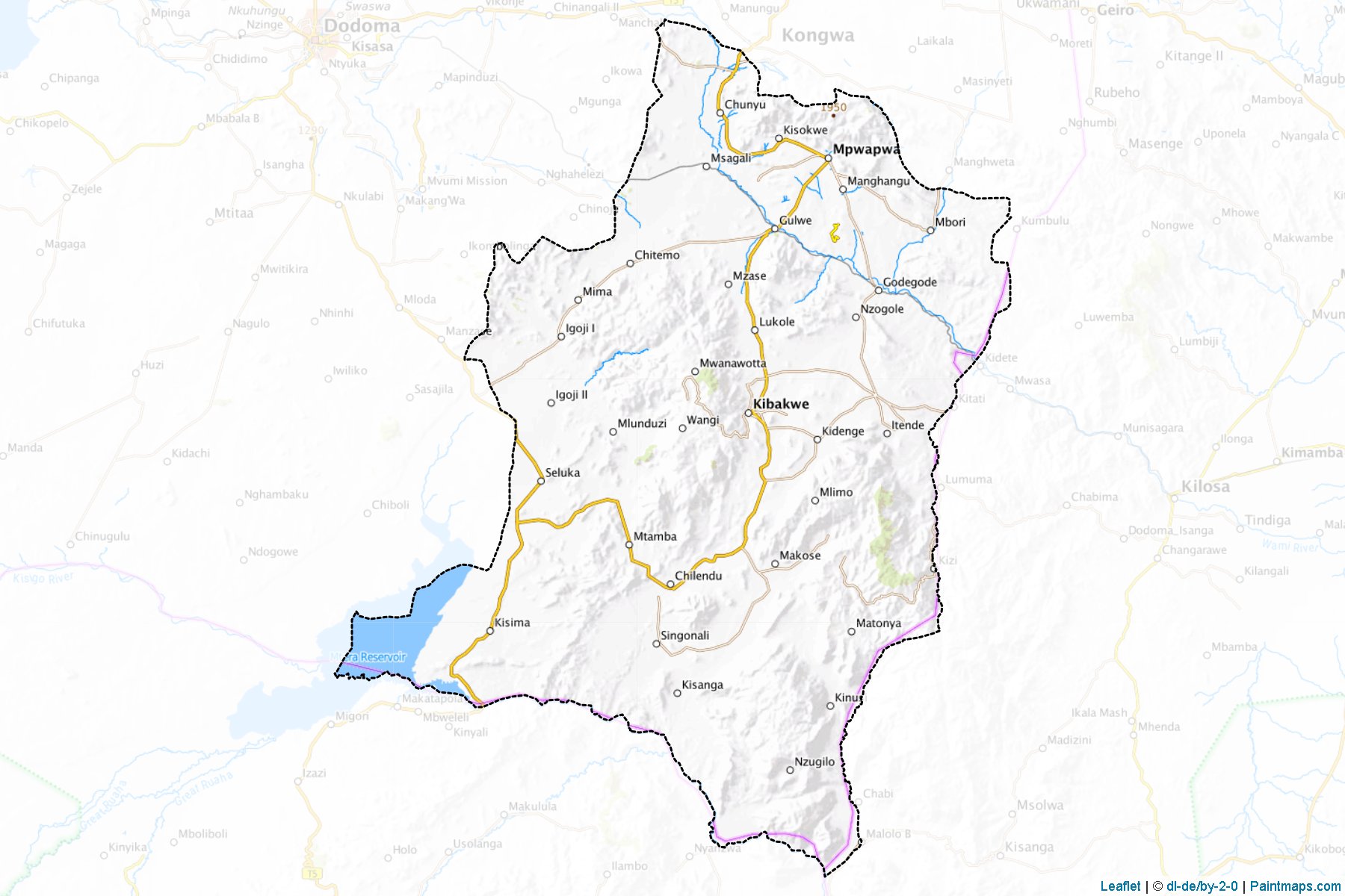 Mpwapwa (Dodoma) Map Cropping Samples-1