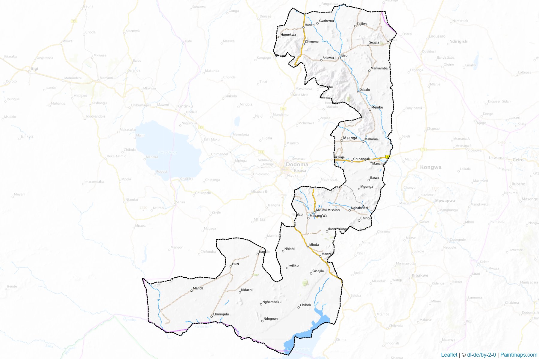 Chamwino (Dodoma) Map Cropping Samples-1