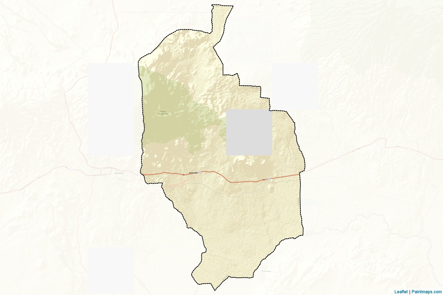 Meru (Arusha) Map Cropping Samples-2