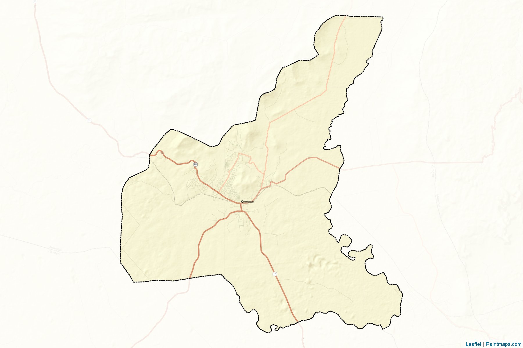 Korogwe Township Authority (Tanga) Map Cropping Samples-2